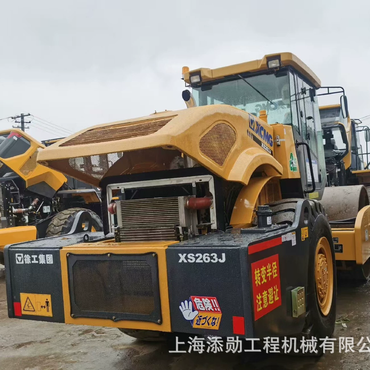 Китайский дизельный виброкаток 22 тонны с одним барабаном