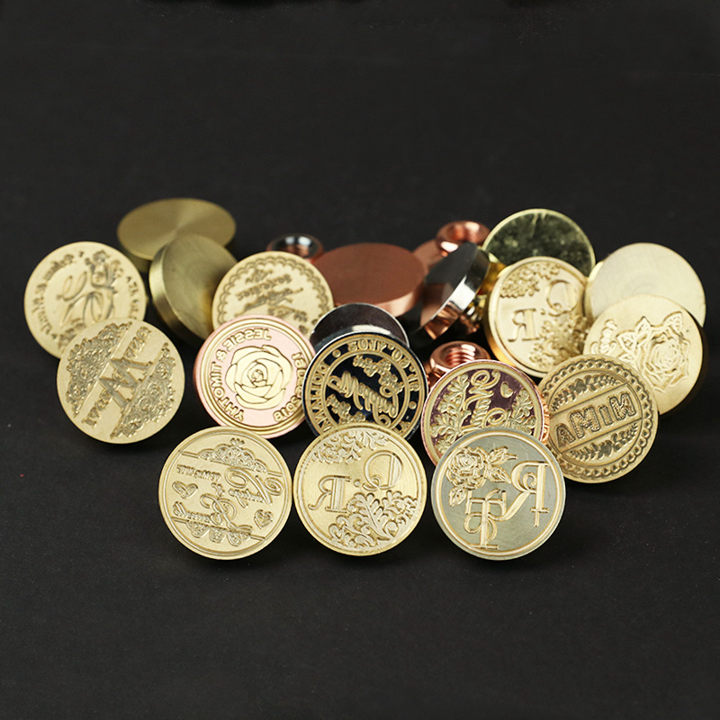 火漆印章頭 定 制復古封蠟印來圖定 制個性請柬圖案 私人定 制