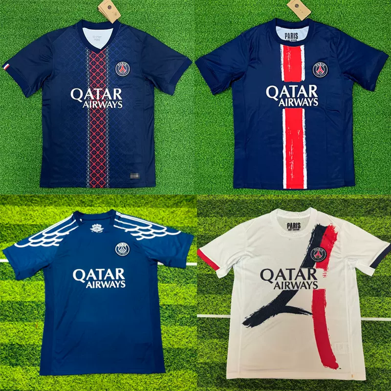 足球服球迷版球衣衫巴黎主客场团体比赛训练服ParisSaintGermain