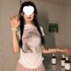 Summer New Style Pure Style Hot Girl Short Shoulder Short Sleeve T-shirt Women's Slim-fit Slimming All-match Design Sense Top for Women