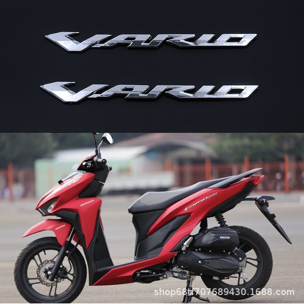 Ventas calientes del sudeste asiático scooter motocicleta VARIO etiqueta de automóvil 3D etiqueta de automóvil de plástico ABS personalidad modificación