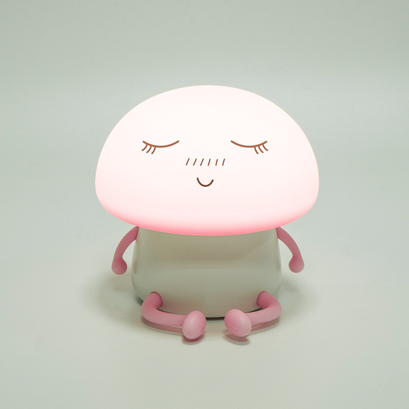 Creative Silicone Pat Light Cute Colorful Atmosphere Light Usb Rechargeable Bedroom Study Desktop Table Lamp Night Light