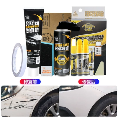 Car wax scratch wax mark: Avtomobil boya qələmləri - special-package-for-repairing-4s-with-deep-and-large-scratches-on-the-bottom-note-the-model-and-color