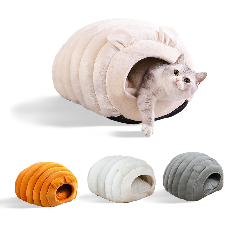Caterpillar mascota nido estera cerrada jaula de gato Casa del túnel SALA DE Casa Del Gato de Dibujos Animados creativo tienda tipo de generación de pelo