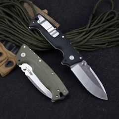 Coldsteel冷鋼屋外ナイフG10ハンドルAD10高硬度折りたたみナイフ