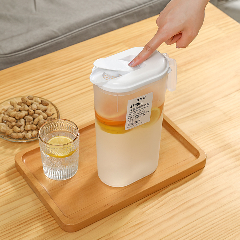 冷蔵庫冷水ポット家庭用耐高温大容量プラスチック冷水ポット茶冷水ティーポット冷水ポット冷水ポット|undefined