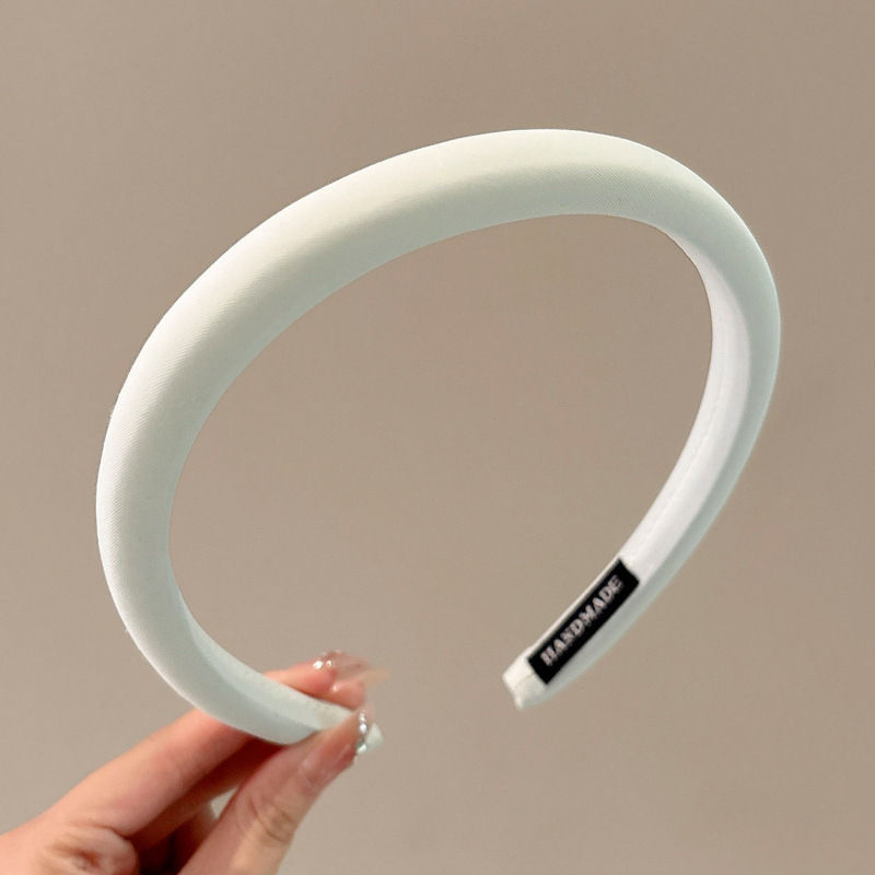 Diadema superior de cráneo alto para mujer 2025 nuevo estilo francés pequeño fragancia horquilla tocado temperamento ancho ancho diadema de presión lateral