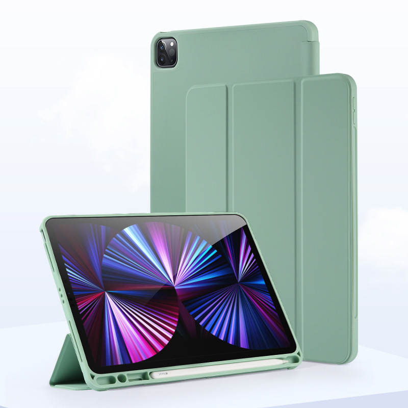 iPad 新型に適したサイドステッカー 70% off スタックタブレットスタンド保護ケース、ペンスロット付きシリコンソフトボトム保護ケース|undefined