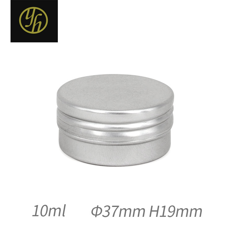 厂家现货供应 10g化妆品 面膏37*19mm 发蜡 唇膏铝盒 铝罐 铝瓶