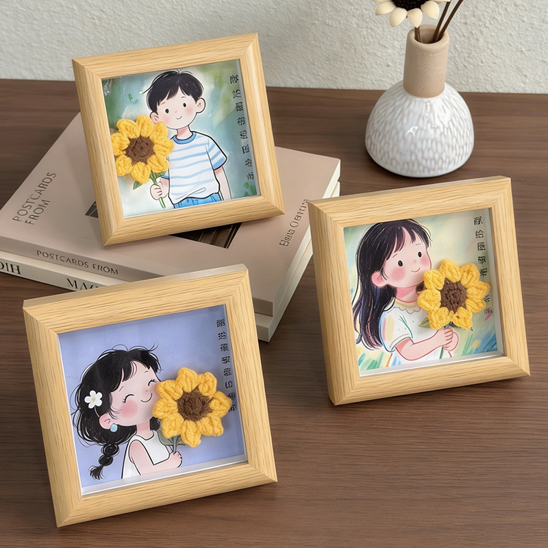 Teacher's Day Photo Frame Ornaments, Creative Gifts, Desktop Photo Frames, Sunflower Photo Frames, Gifts for Teachers