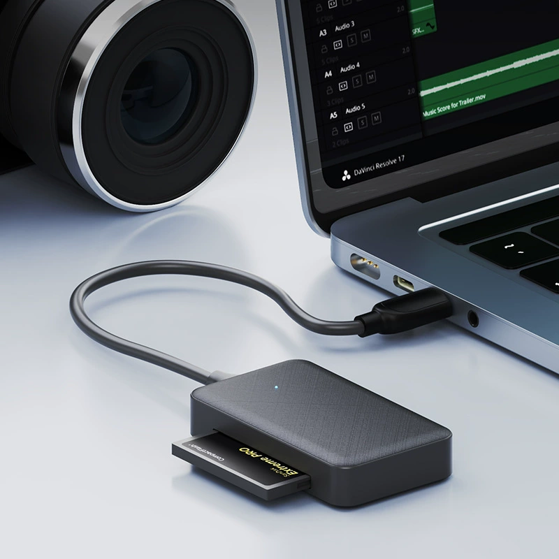 USB/Type-C многофункциональный считыватель карт CF/SD/TF/MS USB-C все-в-одном