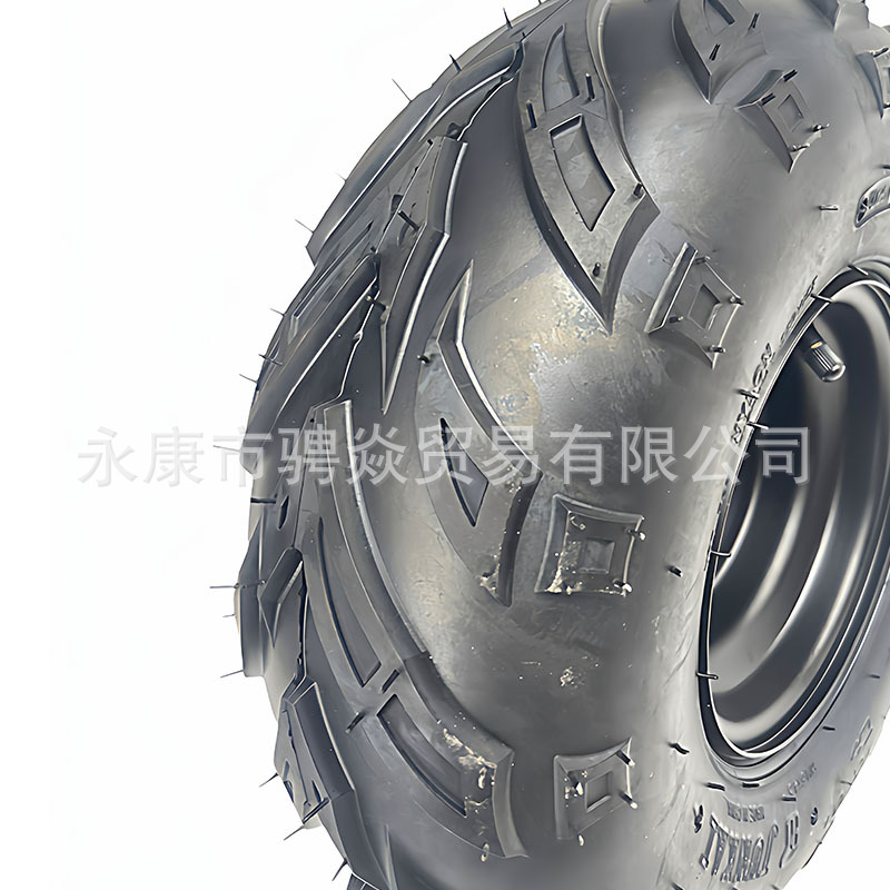 Modified Four-Wheel Beach Kart Accessories 145/ 70-6inch Flame Tires, Thickened Vacuum Tires, Off-Road Tires