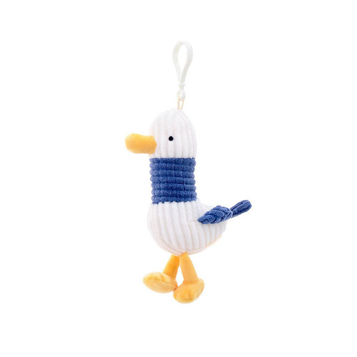 Come on plush cute cartoon duck doll keychain come on duck doll backpack pendant bag charm wholesale