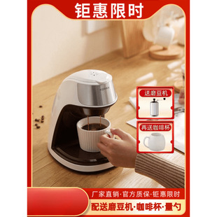 American Coffee Machine Household Small Fully Automatic Office Brewing Tea Machine Drip Type