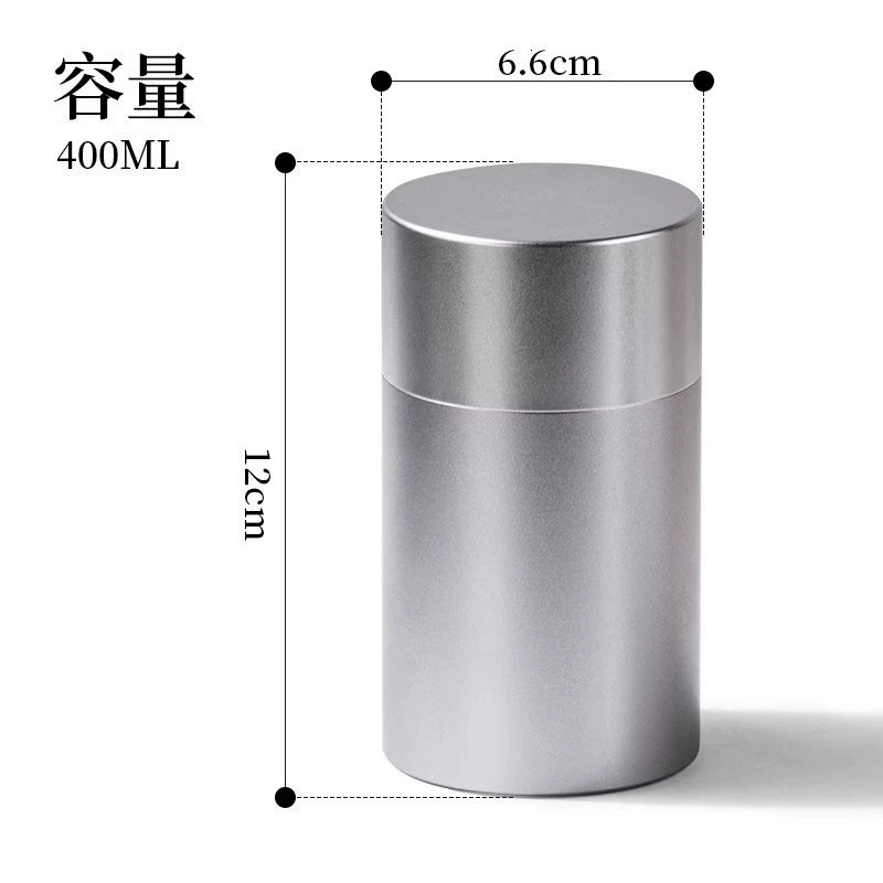 Metal handheld tea for traveling, big small box