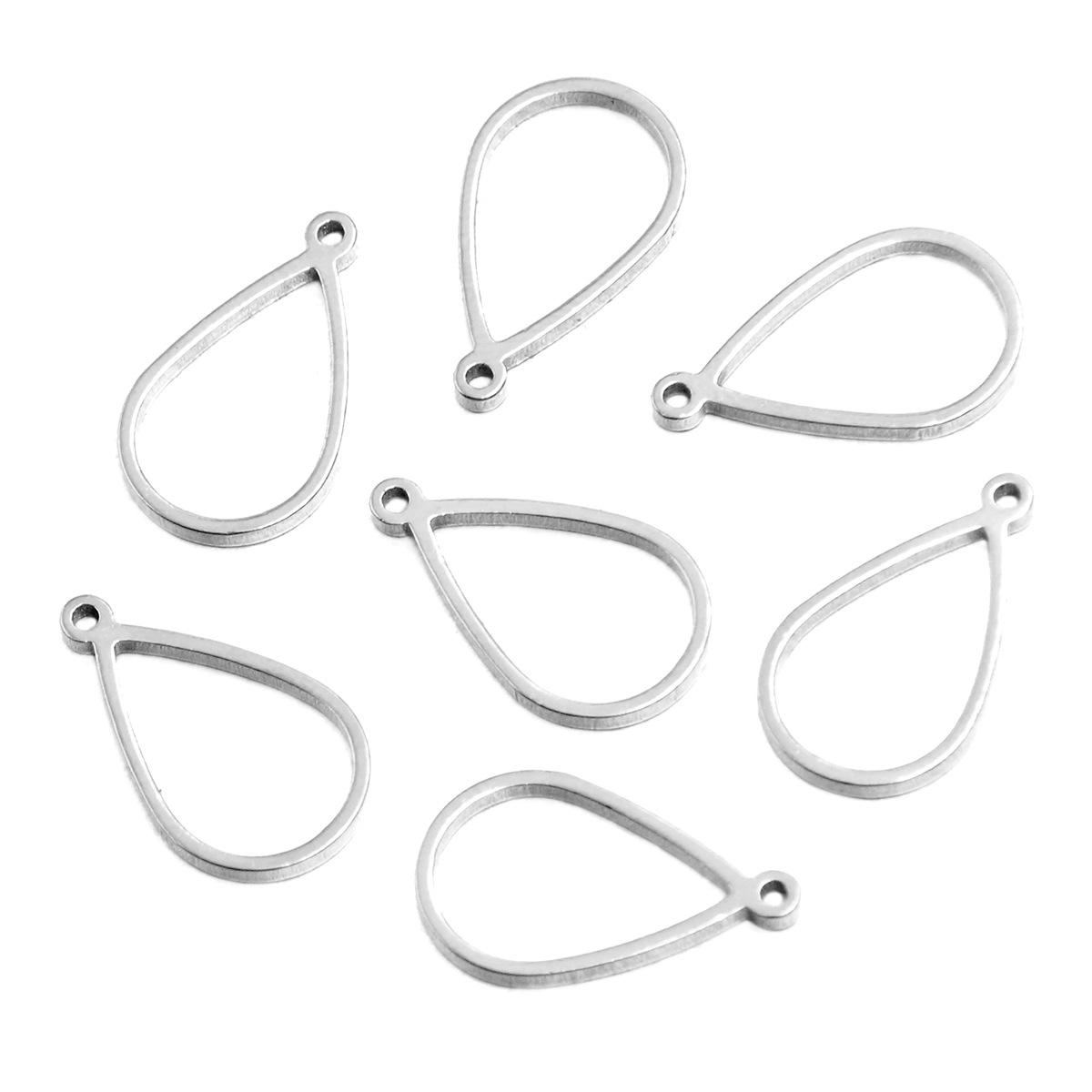 Drop-shaped, steel, 10x, 17x, 1.2mm