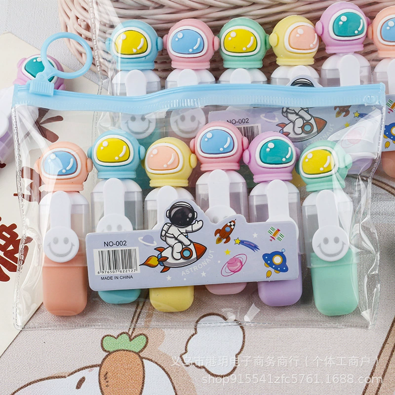 Small fluorescence set, 6 colors, eyes protection