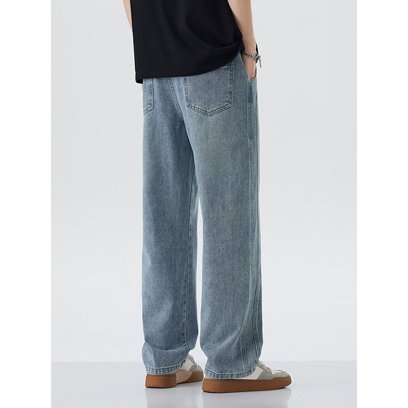 Retro spring light and thin jeans