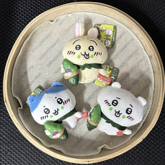 Chiiawa自嘲熊吉伊卡わぁウサキダ坂京都抹茶かわいいぬいぐるみストラップ