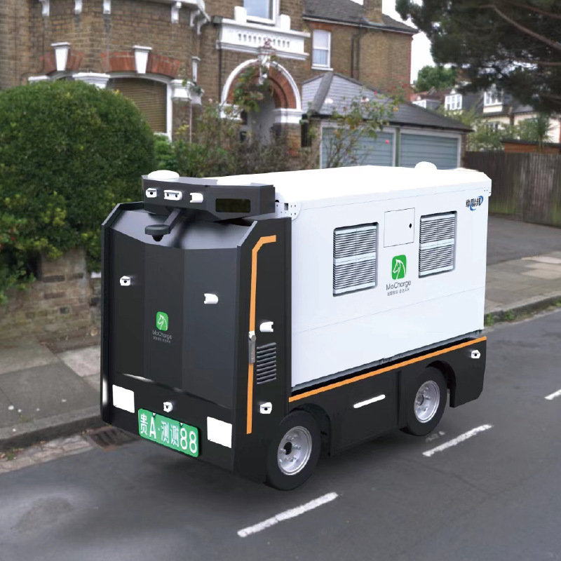 车联邦 70kwh/60kw充电机器人新能源充电桩移动储能充电车自驾版