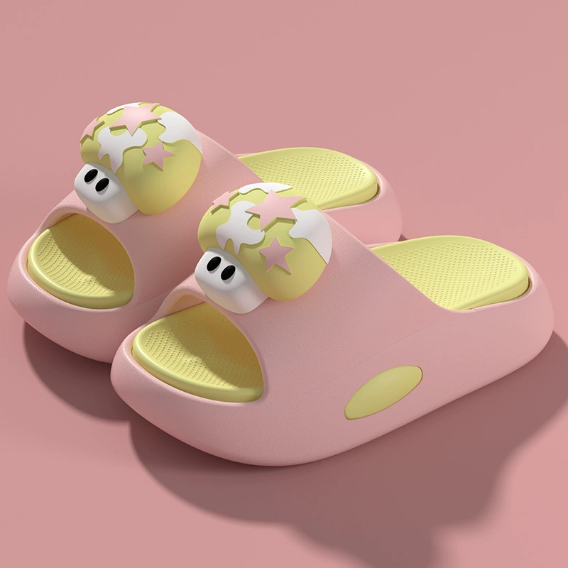 Гриб детские тапочки для девочек лето 2025 новый домашний мальчик сандалия