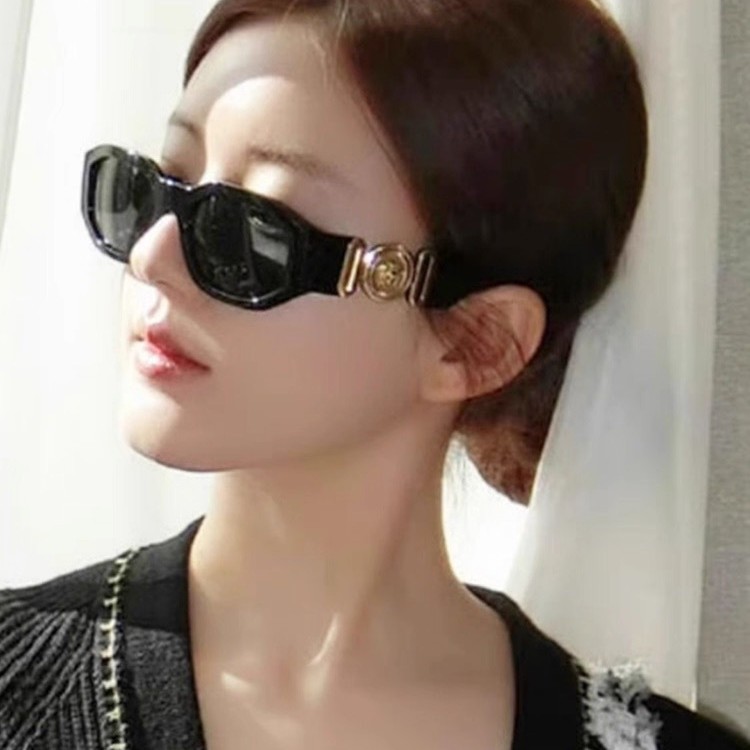 VE4361板材复古猫眼墨镜女高清尼龙UV400太阳眼镜男配近视BC-2238