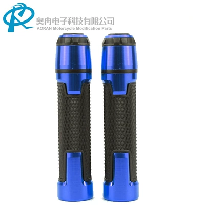 Motorcycle Handle Cover – Calf Modified Handlebar Rubber Sleeve - 1-pair-pvc-box-blue-pvc-box