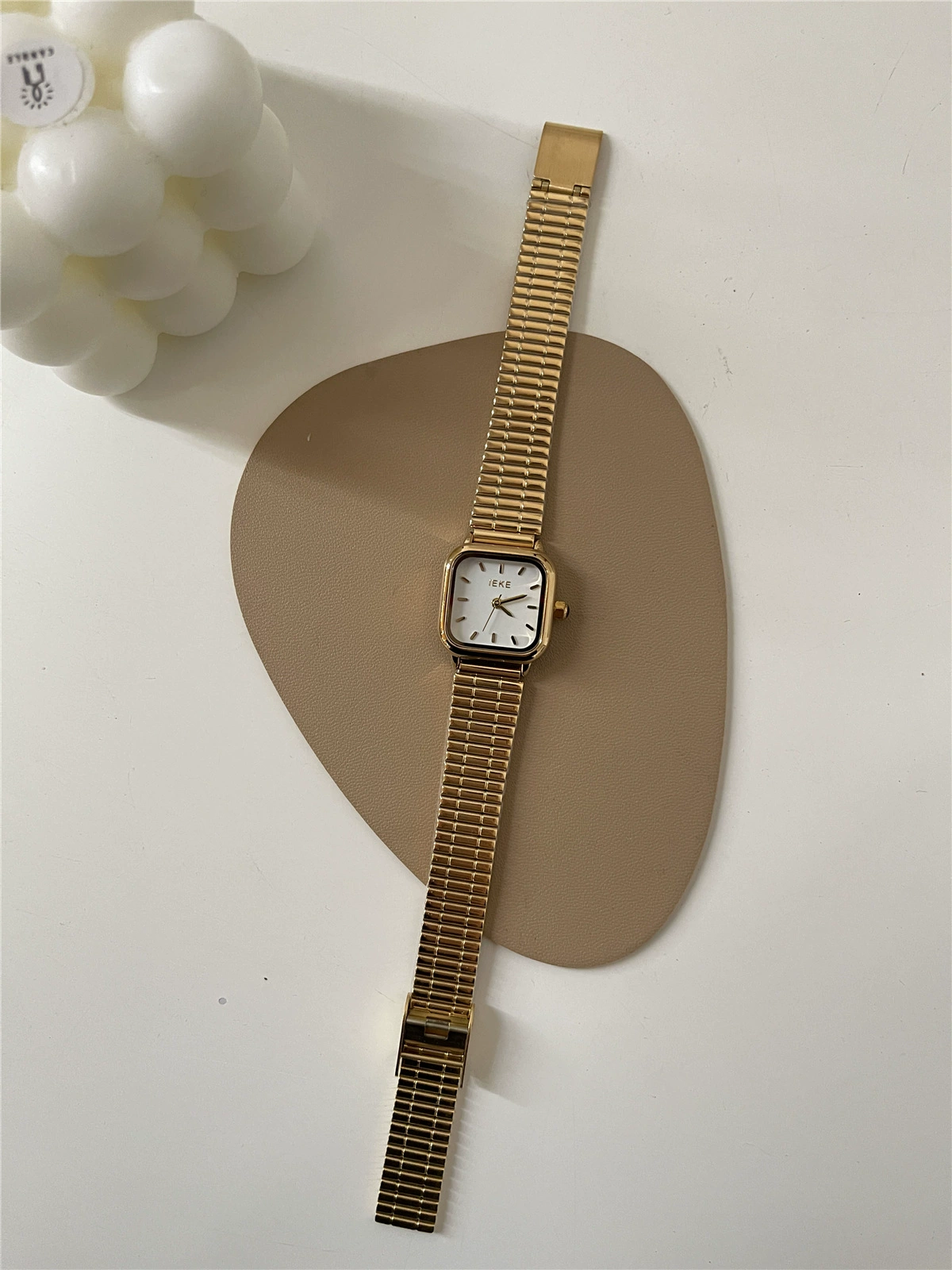 IEKE Small fashionable dial, quartz steel belt, watch, light luxury style, 2022 collection