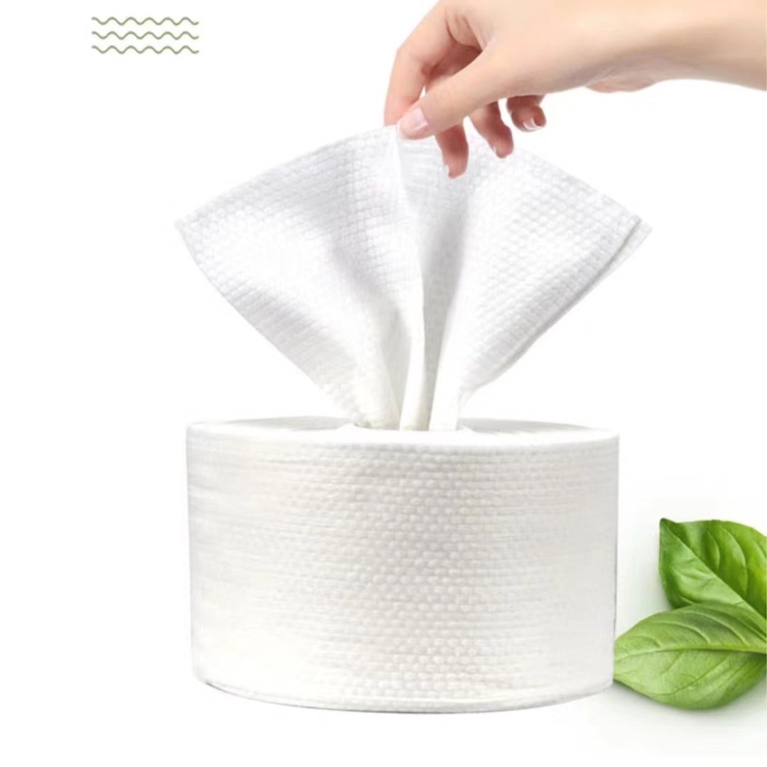 Thickened Pure Cotton Facial Cleansing Towel Roll, Disposable Facial Cleansing Cotton Soft Towel, Factory Wholesale for Beauty Salons