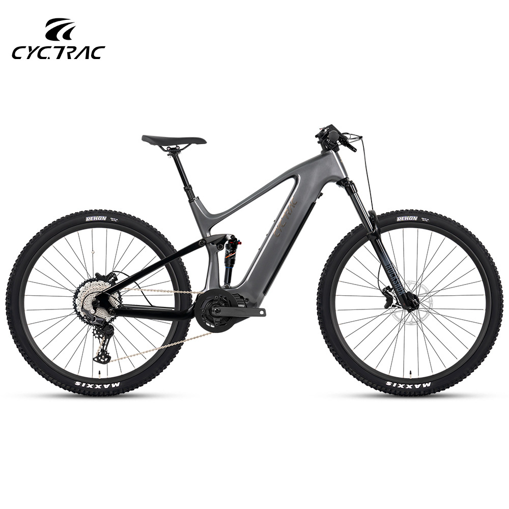 EM10 asistido eléctrico bicicleta de montaña marco de fibra de carbono de cola suave M510 motor central de ocho direcciones a prueba de choques de carretera image 7