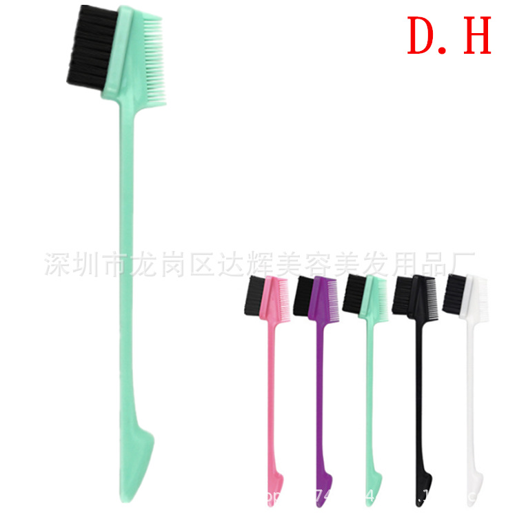 Dahui direct sales beauty tools eyebrow brush double-headed eyelash comb dual-use beauty supplies makeup brush eyebrow brush eyelash comb