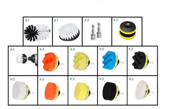 Amazon taladro eléctrico traje sofá piso muebles de limpieza eléctrica disco cepillo de eliminación de polvo pulido cepillo de cabeza traje