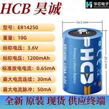 HCB昊诚ER14250智能表计水表电表热表流量计3.6V电池燃气表 ETC