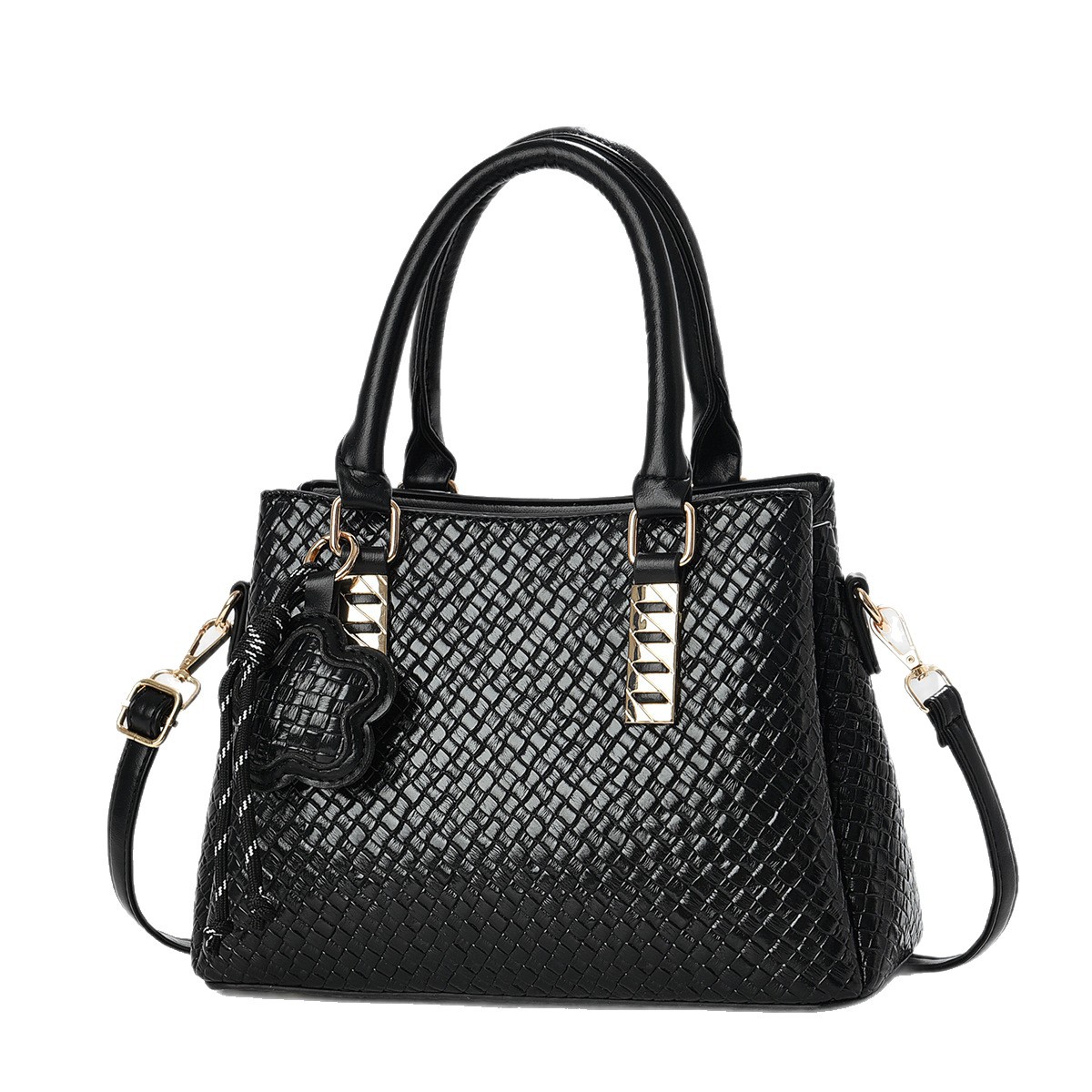 2025 verano nuevo estilo de moda coreana bolso de gran capacidad para mujer bolso de mensajero portátil de un solo hombro marea transfronteriza