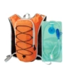 Orange dust cover, water container