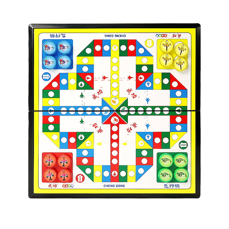 En stock pelo rápido de los niños imán damas padre-hijo estudiante de juguete educativo juego damas plegable tablero de juego