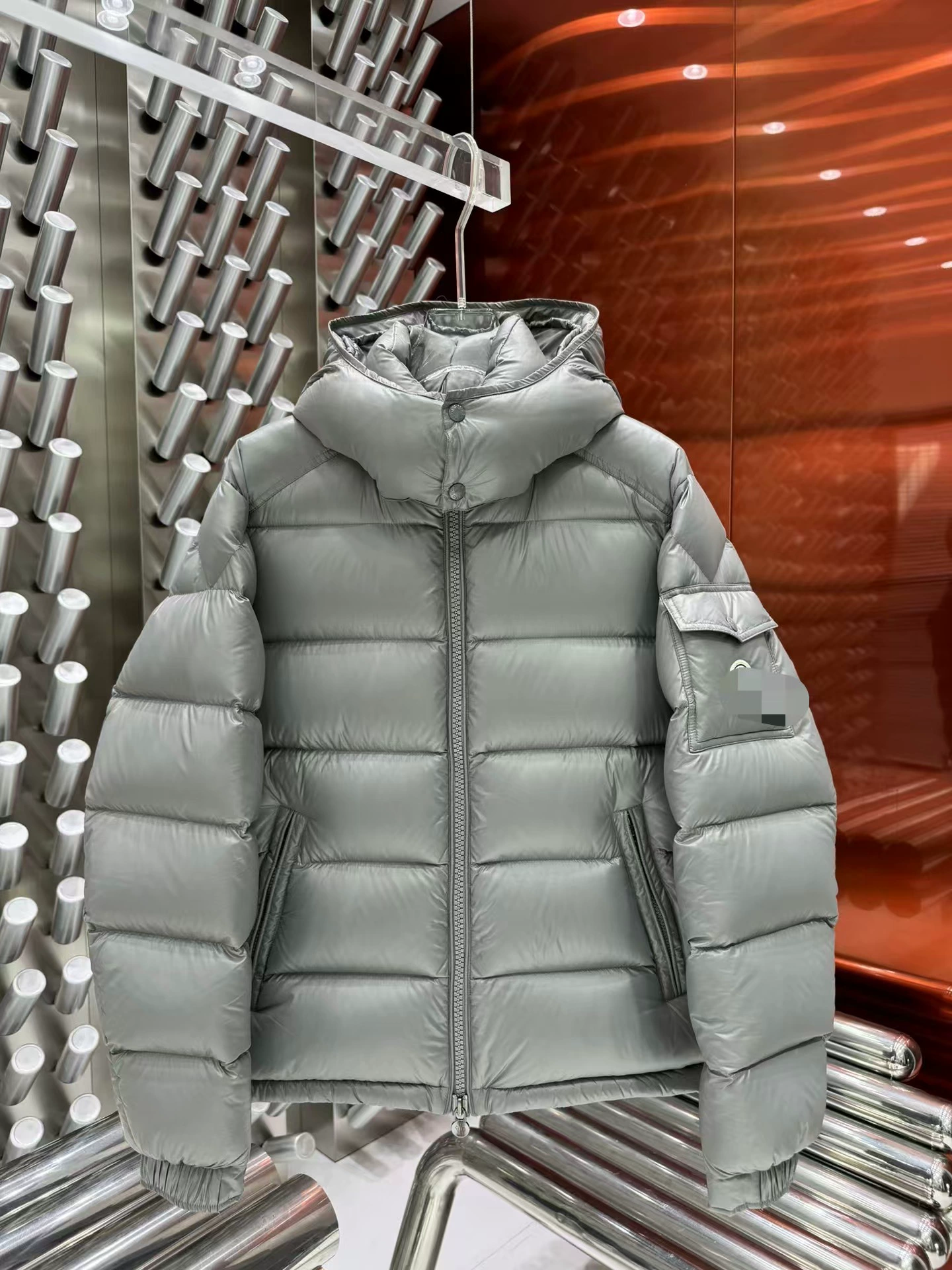 Classic elite velvet down jacket, increased thickness, duck down