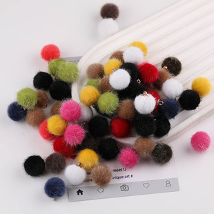15mm��ɫ����ë����ë��ë�q����diy�����������Ʒ���