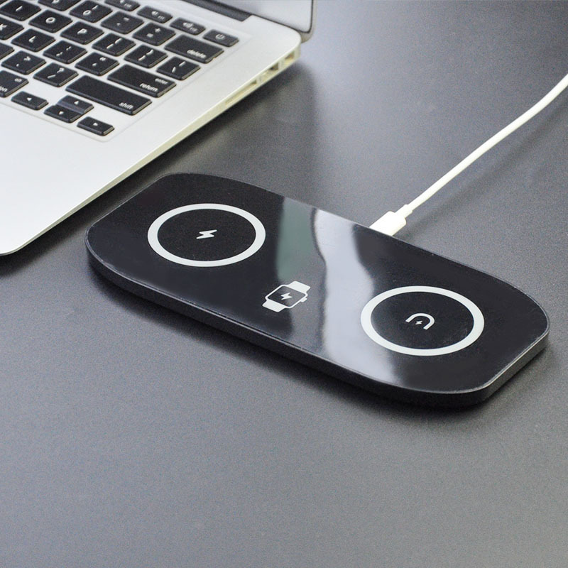 Magsafe doble magnético carga rápida carga inalámbrica tres en uno para Apple Watch, auriculares, cargador inalámbrico para teléfono móvil