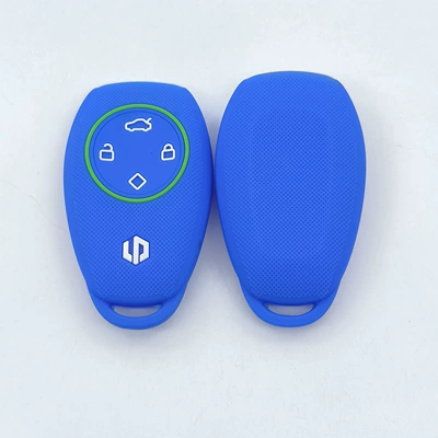 Four-Button Remote Control Key Soft – Car Keys - blue