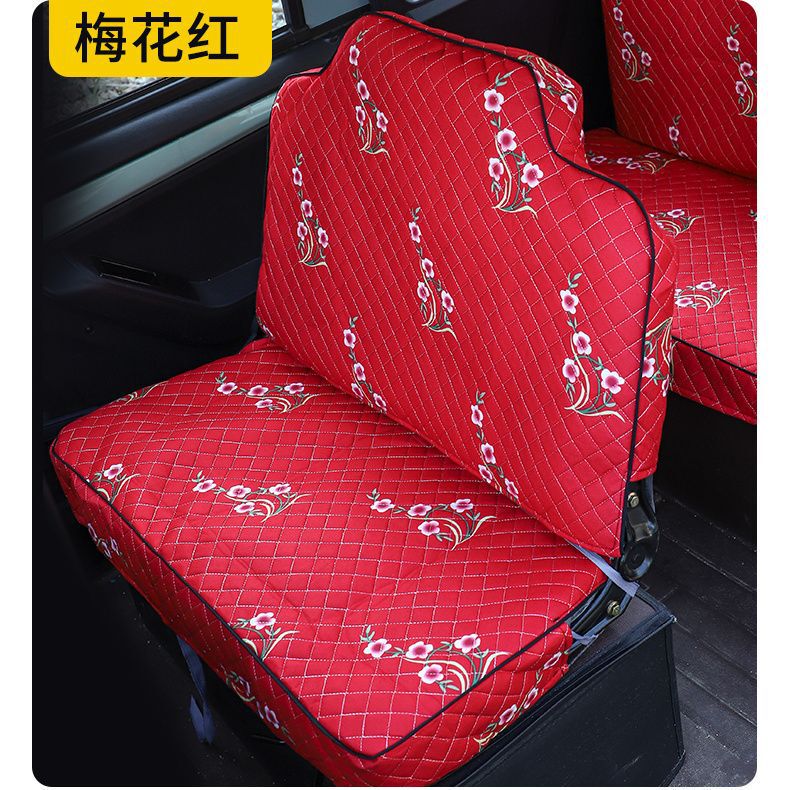 新品三轮车四轮座套四季通用型坐垫套电动四轮坐垫套棉麻料海宝包|undefined