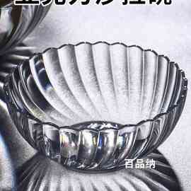 批发亚克力PC沙拉碗胶碗塑料透明茶水圆碗洗手盅餐厅商用防摔小碗
