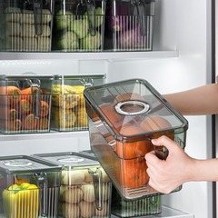 冷蔵庫収納ボックス食品グレードのキッチン食品野菜保存ボックス冷蔵庫冷凍餃子フルーツ卵収納ボックス