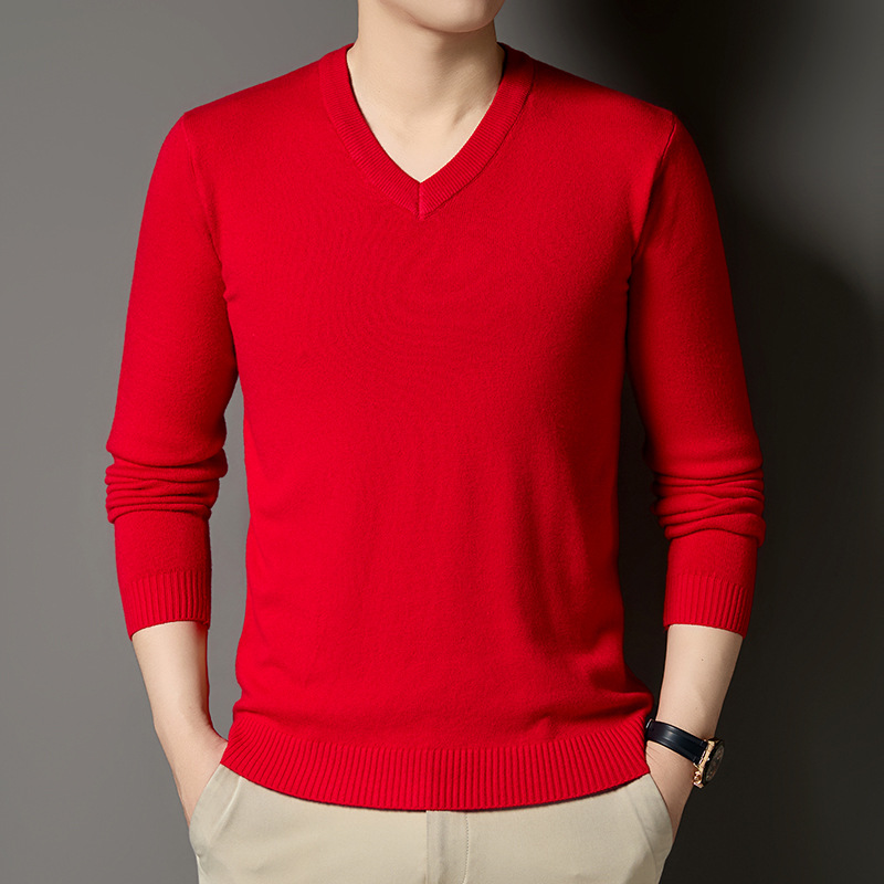 Cross-border knitted thin sweater with a sweetheart neckline, new autumn/winter long-sleeved solid-color base layer knit top, wholesale