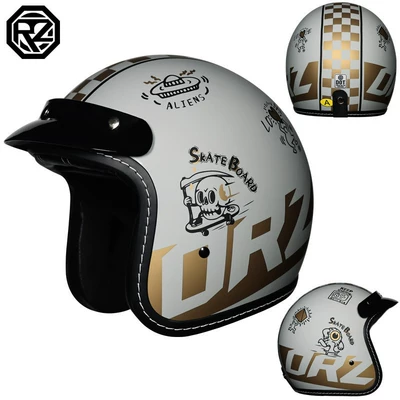 Motosiklet kaskı (dəbilqə) — Helmet, Suitable for All Seasons, Can Be - golden-skateboard-youth-m
