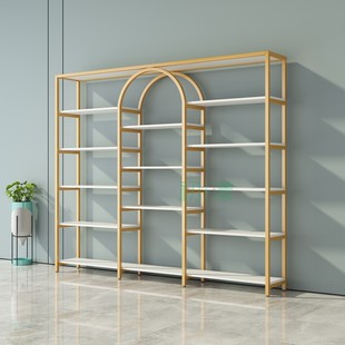 Light Luxury Display Rack Nail Art Display Cabinet Product Shelf Beauty Salon Storage Rack Nail Glue Cabinet Multi-function Display Cabinet