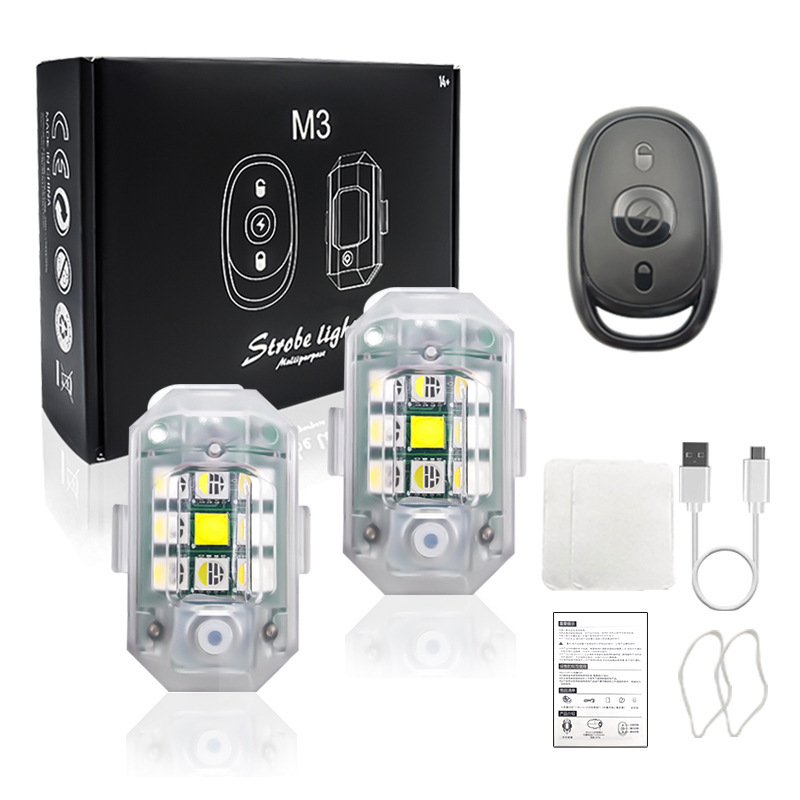 M3 dos luces + control remoto