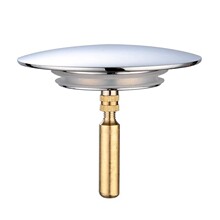 myxy全铜浴缸塞头只适合旋转式浴缸下水器开关浴缸下水配件漏水塞