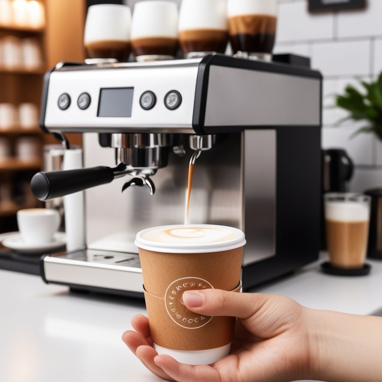 Taza de papel desechable al por mayor de papel Kraft taza hueca de doble capa para llevar café leche taza de té con tapa taza de papel creativo rojo neto