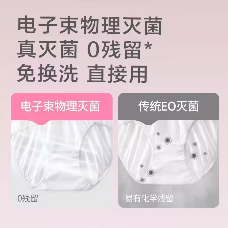 稳健免洗一次性纯棉无菌独立内裤旅游出差便携舒适透气|undefined